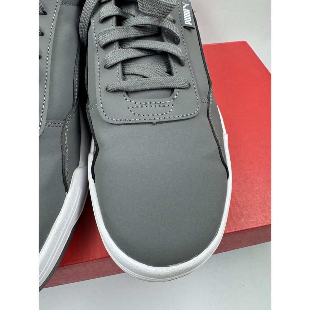 PUMA Men's Size 10.5 Skate Sneakers Lace-up Court Shoes, Gray - Picture 4 of 16